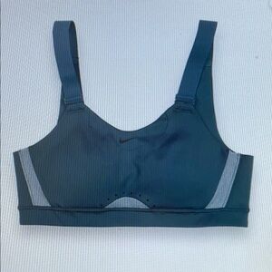 Nike Women's Dri-Fit High-Support Padded Adjustable Sports Bra Teal Mesh Small